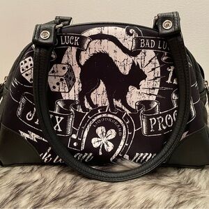 Liquor Brand Jinx Proof Black Purse